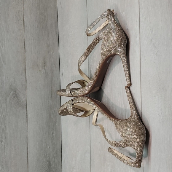 NEW Jessica Simpson Rayli2 Glitter Heels Sandals shoes sz 10M - Picture 6 of 12